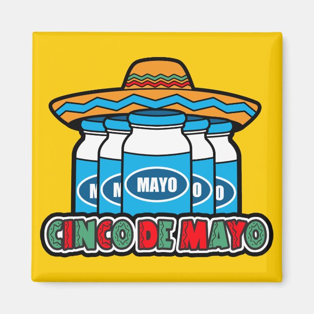 Cinco De Mayo Magnet (Front)