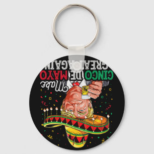 Cinco De Mayo Make Cinco De Mayo Great Again Trum Key Ring