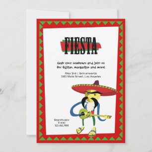 Cinco de Mayo Mariachi Fiesta Invitation