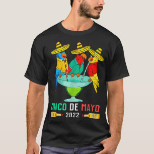 Cinco De Mayo Meico Parrots Drinking Party Fiesta T-Shirt