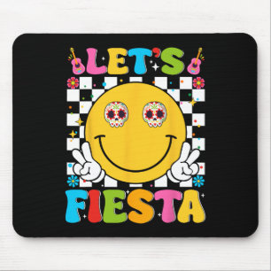 Cinco De Mayo Men Women Boys Girls Kids Let's Fies Mouse Mat