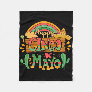 Cinco De Mayo Men Women Kids 5 De Mayo Mexican Fie Fleece Blanket