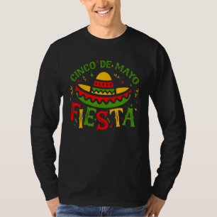 Cinco De Mayo Mens Womens Kids Mexican Lets Fiesta T-Shirt