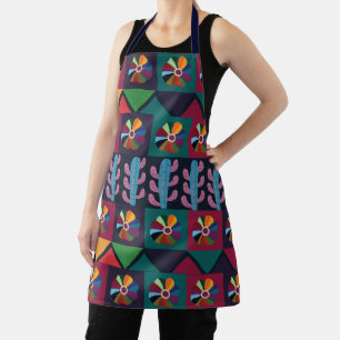 Cinco De Mayo Mexican Art Pattern Apron