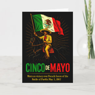 Cinco de mayo - mexican battle victory humour card
