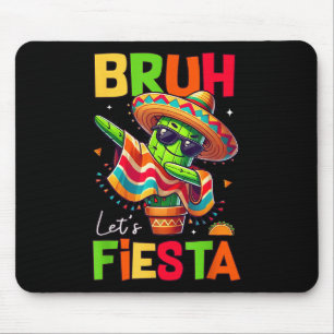 Cinco De Mayo Mexican Cactus Funny Lets Fiesta Par Mouse Mat