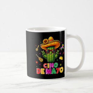 Cinco de mayo mexican cactus funny lets fiestaCinc Coffee Mug