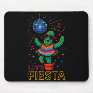 Cinco de mayo mexican cactus party funny letsCinco Mouse Mat