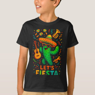 Cinco de mayo mexican cactus party funny letsCinco T-Shirt
