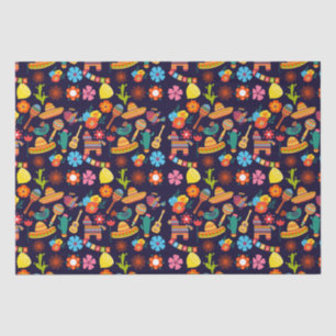 Cinco De Mayo Mexican cute pattern  Tissue Paper