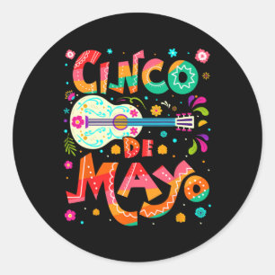 Cinco De Mayo Mexican Fiesta 5 De Mayo 1 Classic Round Sticker