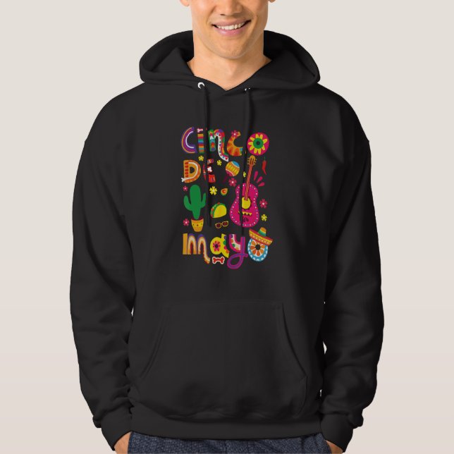 Cinco De Mayo Mexican Fiesta 5 De Mayo 2 Hoodie (Front)
