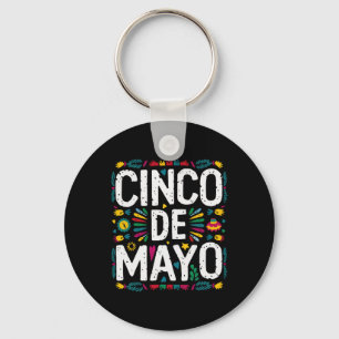 Cinco De Mayo Mexican Fiesta 5 De Mayo 3 Key Ring