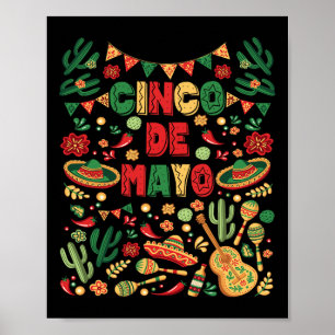 Cinco De Mayo Mexican Fiesta 5 De Mayo Men Women 1 Poster