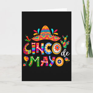 Cinco De Mayo Mexican Fiesta 5 De Mayo Men Women Card