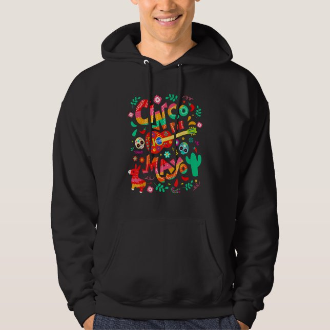 Cinco De Mayo  Mexican Fiesta 5 De Mayo Men Women Hoodie (Front)