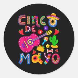 Cinco De Mayo Mexican Fiesta 5 De Mayo Mexico Mexi Classic Round Sticker