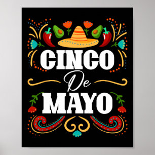 Cinco De Mayo Mexican Fiesta 5 De Mayo Mexico Mexi Poster