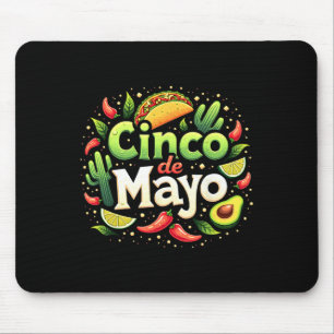 Cinco De Mayo Mexican Fiesta 5 De Mayo Squad Women Mouse Mat