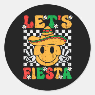 Cinco De Mayo Mexican Fiesta Celebration Teens Gir Classic Round Sticker