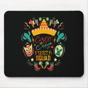 Cinco De Mayo Mexican Fiesta Squad 5 De Mayo For M Mouse Mat