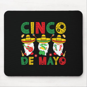 Cinco De Mayo Mexican Gnomes Fiesta 5 De Mayo Men Mouse Mat