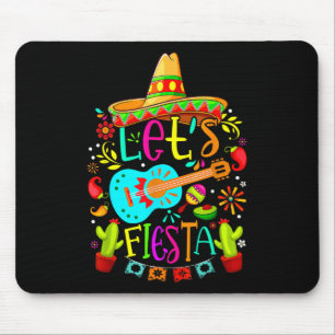 Cinco De Mayo Mexican Guitar Cactus Women Men Mouse Mat