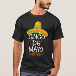 Cinco De Mayo Mexican Hat Fiesta Party T-Shirt