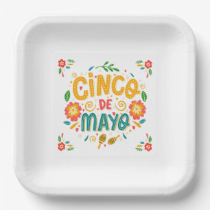 Cinco de Mayo Mexican Paper Plates