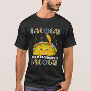 Cinco De Mayo Mexican Tacocat Cat  For Kids T-Shirt
