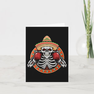 Cinco De Mayo Mexican Vintage Style Boxing Great S Card