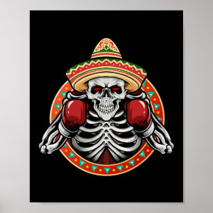Cinco De Mayo Mexican Vintage Style Boxing Great S Poster