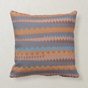 Cinco de Mayo Mexican ZigZag Southwestern Colours Cushion