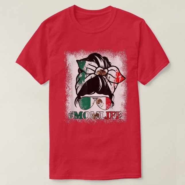 Cinco De Mayo Mum Life Meican Mothers Day  T-Shirt (Design Front)