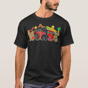 Cinco De Mayo Nacho Average Nurse Fiesta Meican  T-Shirt
