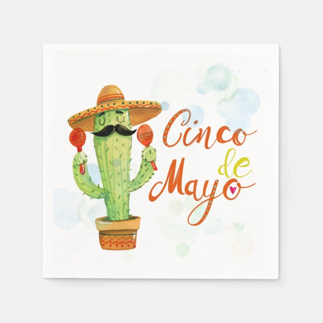 Cinco De Mayo  Napkins (Front)