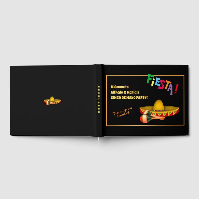 Cinco de Mayo or Mexican Fiesta Guest Book (Full)