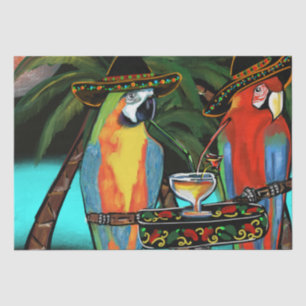 CINCO DE MAYO PARROTS TISSUE PAPER