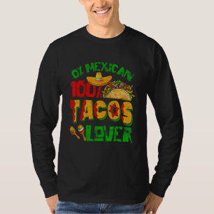 Cinco De Mayo Party 0 Mexican 100 Taco T-Shirt