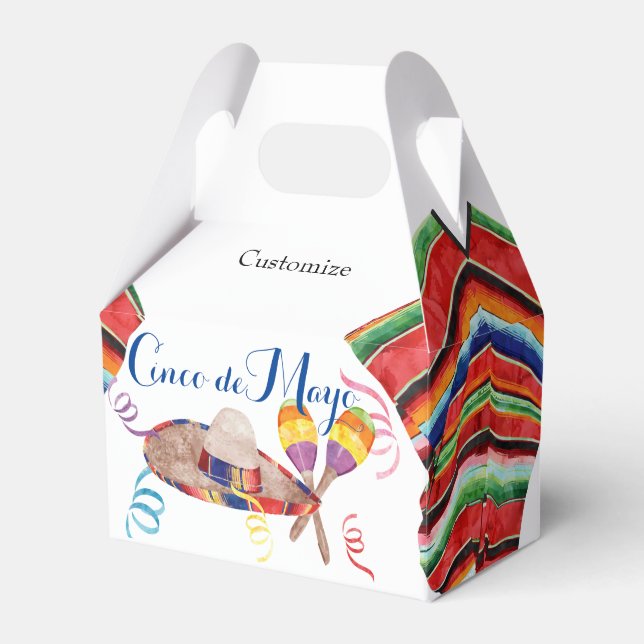 Cinco de Mayo Party Favour Box (Front Side)