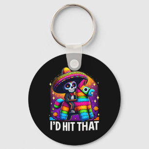 Cinco De Mayo Party Funny Mexican Party Pinatas I' Key Ring