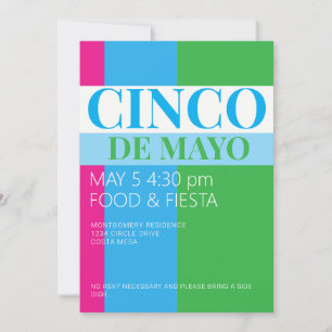 Cinco De Mayo Party  Invitation