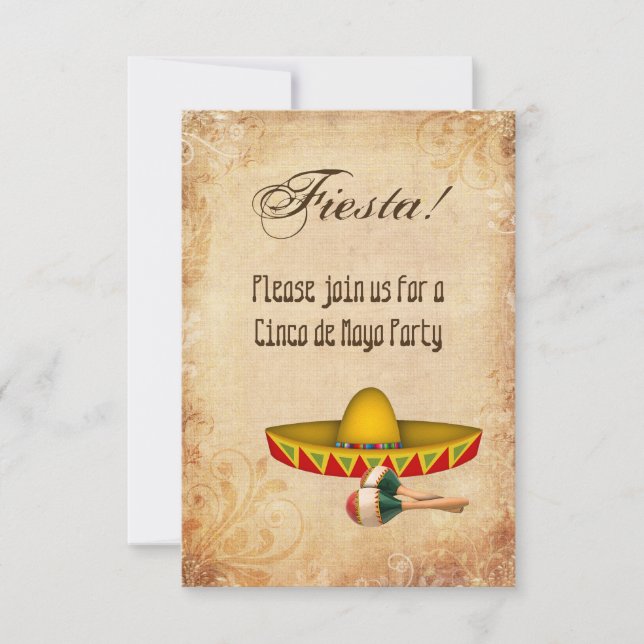 Cinco de Mayo Party Invitation (Front)