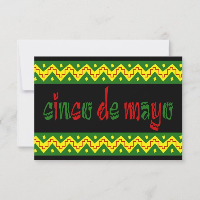 cinco de mayo party invitation (Front)