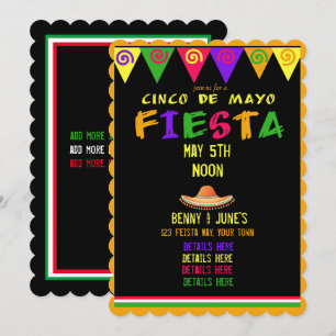 Cinco De Mayo Party Invitation