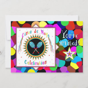 Cinco de Mayo Party Invitation - Festive, Colourfu