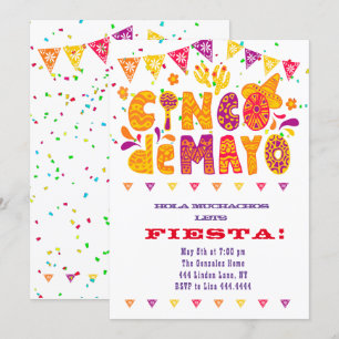 Cinco de Mayo Party Invitations