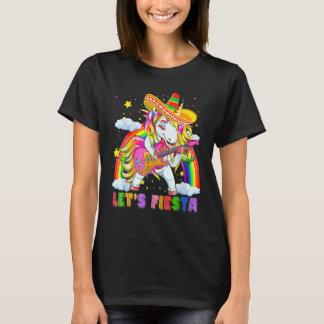 Cinco De Mayo Party Lets Fiesta Dancing Mexican Un T-Shirt