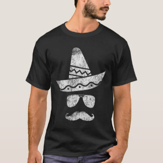 Cinco De Mayo Party Mustache Mexican Hat Funny T S T-Shirt