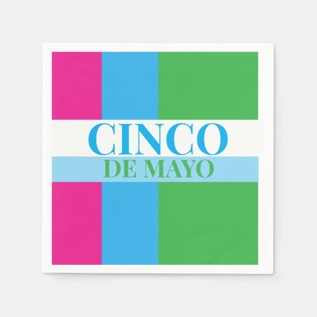 Cinco De Mayo Party  Napkin (Front)